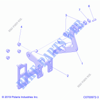FREINS, PEDAL AND MASTER CYLINDER   Z21NAE92AG/BG/AX/BX (C0700972 2) pour Polaris RZR XP TURBO de 2021