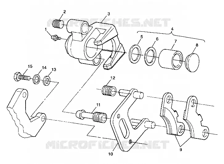 FRONT FREIN - A99CC28CA (4949484948b008) Polaris ATV 300 1999 XPLORER 300  XPLORER 300 - A99CC28CA