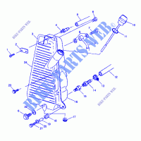 RESERVOIR D'HUILE   W98BC50A (4944994499a013) pour Polaris SCRAMBER 500 de 1998