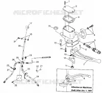 INSTRUMENTS   MAITRE CYLINDRE/FREIN LINE XPLORER 300 W97CC28C (4939813981B010) pour Polaris XPLORER 300 de 1997