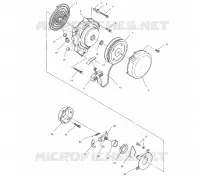 LANCEUR (BLAZER)   W967827 (4935863586D008) pour Polaris TRAIL BLAZER ES de 1996