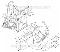 PARE CHOCS AVANT   W968540 (4935863586A007) pour Polaris TRAIL BLAZER ES de 1996