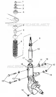SUPPORT   W968540 (4935863586B005) pour Polaris TRAIL BLAZER ES de 1996