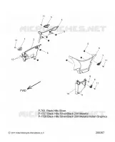 CACHE LATERALS   N18TCEAA ALL OPTIONS (200357) pour Polaris CHIEFTAIN ELITE de 2018