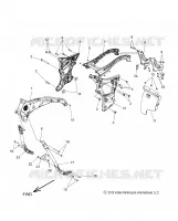 CHASSIS, CADRE ASM.   N18TCEAA ALL OPTIONS (49INDIANCADRE14) pour Polaris CHIEFTAIN ELITE de 2018