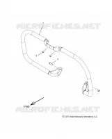 CHASSIS, HIGHWAY BAR, TUBE   N18TCEAA ALL OPTIONS (49INDIANHWAYBAR14) pour Polaris CHIEFTAIN ELITE de 2018