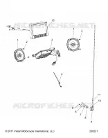 ELECTRICITE, AUDIO SYSTEM   N18TCEAA ALL OPTIONS (200221) pour Polaris CHIEFTAIN ELITE de 2018