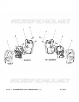 ELECTRICITE, SWITCH CONTROLS, LH/RH   N18TCEAA ALL OPTIONS (200220) pour Polaris CHIEFTAIN ELITE de 2018