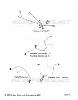 ELECTRICITE, WIRE HARNESS 2   N18TCEAA ALL OPTIONS (200246) pour Polaris CHIEFTAIN ELITE de 2018