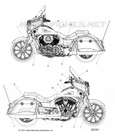 EMBLEMESS   N18TCEAA ALL OPTIONS (200173) pour Polaris CHIEFTAIN ELITE de 2018