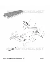 FREINS, FREIN PEDAL   N18TCEAA ALL OPTIONS (200204) pour Polaris CHIEFTAIN ELITE de 2018