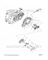 MOTEUR, CAM SHAFTS AND GEARS   N18TCEAA ALL OPTIONS (200074) pour Polaris CHIEFTAIN ELITE de 2018