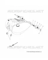 SYSTÃˆME D'ALIMENTATION, FUEL TANK MOUNTING   N18TCEAA ALL OPTIONS (49INDIANFUELMTG14) pour Polaris CHIEFTAIN ELITE de 2018