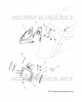 BODY, TAILLIGHT, LICENSE PLATE BRACKET   N18TFAAA ALL OPTIONS (49INDIANLICENSE14) pour Polaris CHIEFTAIN CLASSIC de 2018
