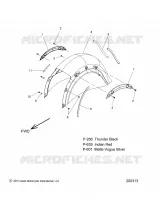CARROSSERIE   GARDE BOUE ARRIERE   N18TFAAA ALL OPTIONS (200313) pour Polaris CHIEFTAIN CLASSIC de 2018