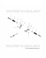 CHASSIS, FOOTPEG, PASSENGER   N18TFAAA ALL OPTIONS (49INDIANFOOTPEG14) pour Polaris CHIEFTAIN CLASSIC de 2018