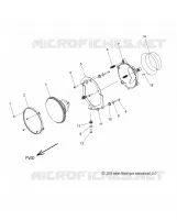 ELECTRICITE, HEADLIGHT   N18TFAAA ALL OPTIONS (49INDIANHEADLAMP14) pour Polaris CHIEFTAIN CLASSIC de 2018