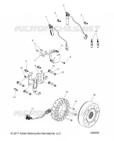 ELECTRICITE, IGNITION SYSTEM   N18TFAAA ALL OPTIONS (200200) pour Polaris CHIEFTAIN CLASSIC de 2018