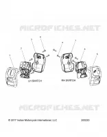 ELECTRICITE, SWITCH CONTROLS, LH/RH   N18TFAAA ALL OPTIONS (200220) pour Polaris CHIEFTAIN CLASSIC de 2018