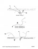 ELECTRICITE, WIRE HARNESS 2   N18TFAAA ALL OPTIONS (200246) pour Polaris CHIEFTAIN CLASSIC de 2018