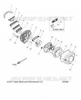 ENGINE, PRISE D'AIR SYSTEM   N18TFAAA ALL OPTIONS (49INDIANAIRCLEANER15) pour Polaris CHIEFTAIN CLASSIC de 2018