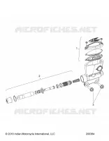 FREIN ARRIERE, MASTER CYLINDER   N18TFAAA ALL OPTIONS (200384) pour Polaris CHIEFTAIN CLASSIC de 2018