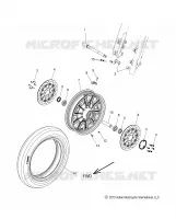 ROUE AVANT   N18TFAAA ALL OPTIONS (49INDIANWHEELFRT14TOUR) pour Polaris CHIEFTAIN CLASSIC de 2018