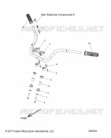 STEERING, FIXATION GUIDON AND GRIPS   N18TFAAA ALL OPTIONS (200234) pour Polaris CHIEFTAIN CLASSIC de 2018