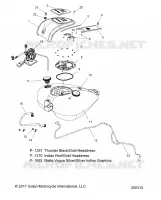 SYSTÃˆME D'ALIMENTATION, FUEL TANK ASM.   N18TFAAA ALL OPTIONS (20315) pour Polaris CHIEFTAIN CLASSIC de 2018