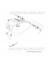 SYSTÃˆME D'ALIMENTATION, FUEL TANK MOUNTING   N18TFAAA ALL OPTIONS (49INDIANFUELMTG14) pour Polaris CHIEFTAIN CLASSIC de 2018