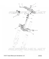 TES DE FOURCHE INFERIEUR ET SUPERIEUR   N18TFAAA ALL OPTIONS (200292) pour Polaris CHIEFTAIN CLASSIC de 2018