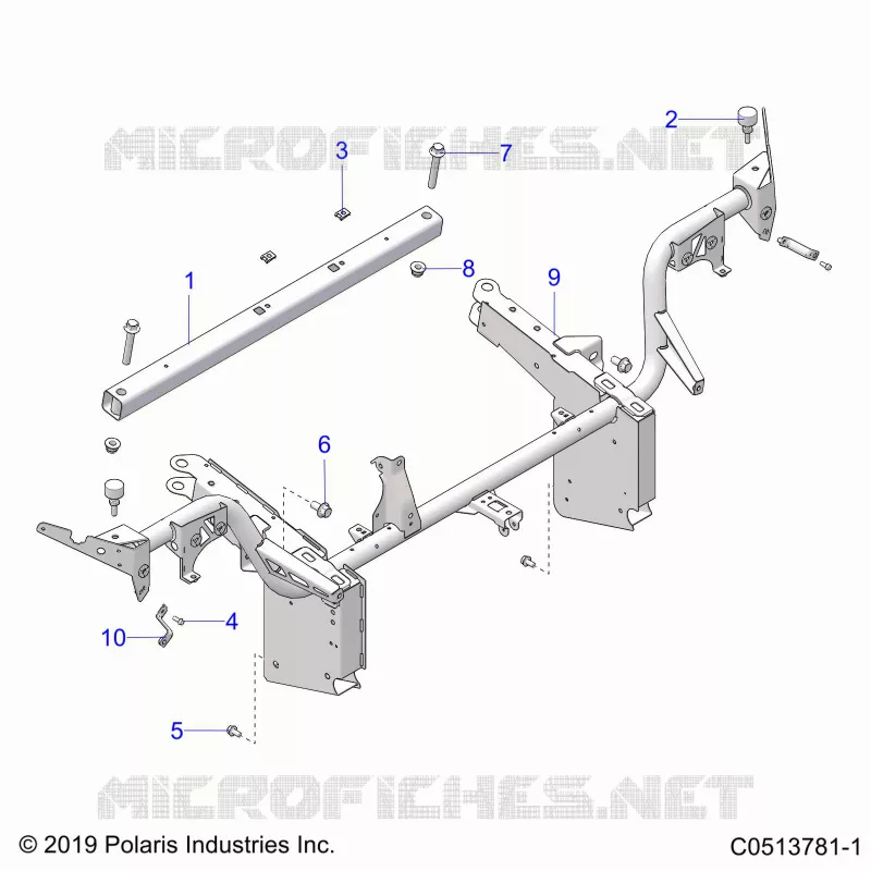 CHASSIS, FRONT CADRE ASM. (CANADA) - T20AAGHDCH (C0513781-1) Polaris SLINGSHOT 2000 2020 SLINGSHOT GT LE  SLINGSHOT GRAND TOURING LIMITED EDITION Autodrive