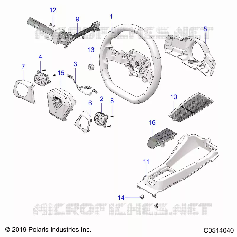 INSTRUMENTS, HAND INSTRUMENTS - T20AAGHD (C0514040) Polaris SLINGSHOT 2000 2020 SLINGSHOT GT LE  SLINGSHOT GRAND TOURING LIMITED EDITION Autodrive