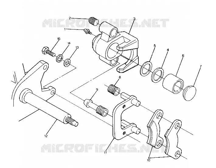 FREIN AVANT 250 4x6 / W928627 (4922902290020A) Polaris ATV autre 1992 BIG BOSS 4X6  BIG BOSS 4X6 - W928627