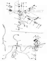 CONTROL ASSEMBLY 350 2X4/W927539 (4922882288013A) pour Polaris TRAIL BOSS 350L 2X4 de 1992