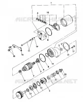 DEMARREUR 350 2X4 / W927539 (4922882288036A) pour Polaris TRAIL BOSS 350L 2X4 de 1992