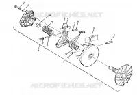 EMBRAYAGE DE TRANSMISSION ASSEMBLY 350 2X4 / W927539 (4922882288023A) pour Polaris TRAIL BOSS 350L 2X4 de 1992