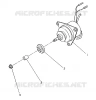 MOTEUR DE VENTILATEUR 350 2X4 / W927539 (4922882288039A) pour Polaris TRAIL BOSS 350L 2X4 de 1992