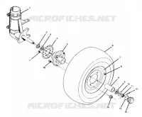 ROUE AVANT 350 2X4 / W927539 (4922882288017A) pour Polaris TRAIL BOSS 350L 2X4 de 1992