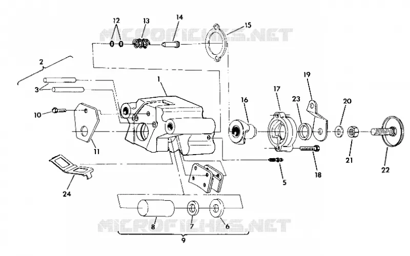 FREIN ARRIERE 250 2X4 - Update (4919781978030A) Polaris ATV autre 1991 TRAIL BOSS 2X4  TRAIL BOSS 2X4 - W917527