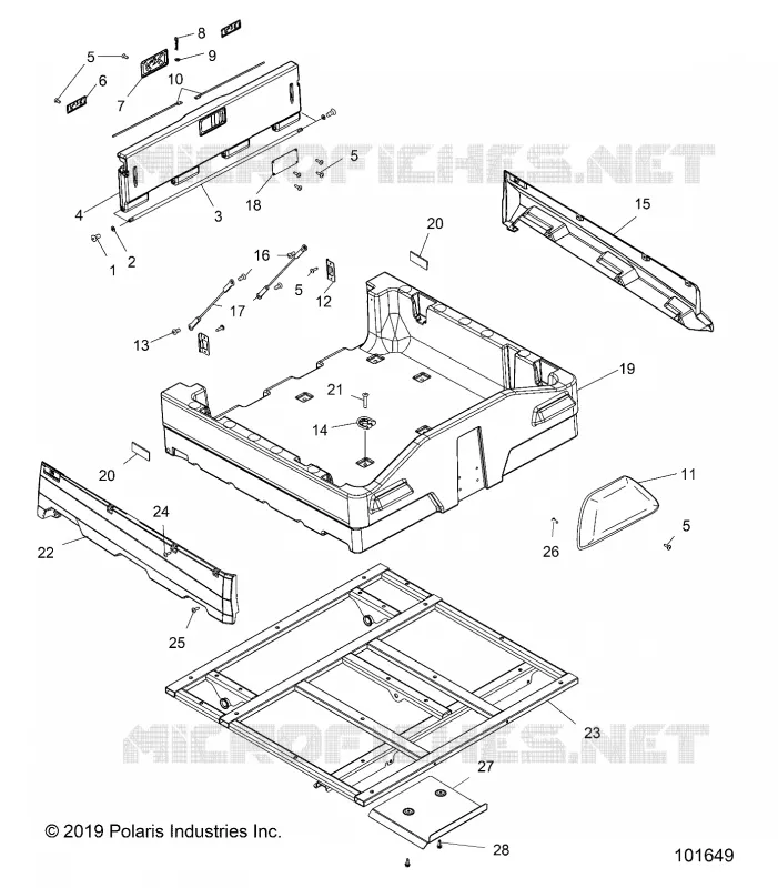 BENNE  - A22S6E57A1 (101649) Polaris SPORTSMAN 570 2022 SPORTSMAN 570  SPORTSMAN 570 6X6