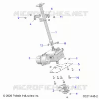 COLONNE DE DIRECTION AND EPS   A22SEE57K2/KK (C0211445 2) pour Polaris SPORTSMAN 570 de 2022