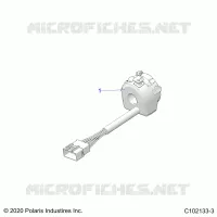 DIRECTION, CONTROLS, LEFT HAND CONTROLS   A22SEE57K2/KK (C102133 3) pour Polaris SPORTSMAN 570 de 2022