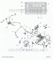 ELECTRICITE, MAIN WIRE HARNESS   A22SEE57K2/KK (C0211567) pour Polaris SPORTSMAN 570 de 2022