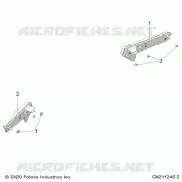 ELECTRICITE, TAILLAMPS   A22SEE57K2/KK (C0211245 5) pour Polaris SPORTSMAN 570 de 2022