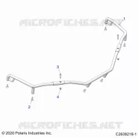 PORTE BAGAGES AVANT EXTENDERS   A22SEE57K2/KK (C0211524 1) pour Polaris SPORTSMAN 570 de 2022