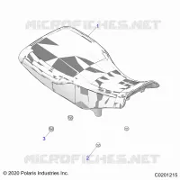 SIEGE   A22SEE57K2/KK (C0201215) pour Polaris SPORTSMAN 570 de 2022