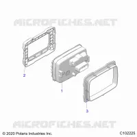 ELECTRICITE, GAUGES AND INDICATORS   A22SEZ57AM/AN/BM/BN (C102225) pour Polaris SPORTSMAN 570 de 2022