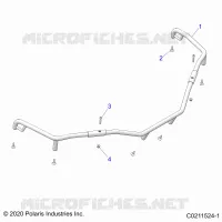 PORTE BAGAGES AVANT EXTENDERS   A22SEZ57AM/AN/BM/BN (C0211524 1) pour Polaris SPORTSMAN 570 de 2022