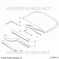 REFERENCE, OUTILS   A22SEZ57AM/AN/BM/BN (C102031 2) pour Polaris SPORTSMAN 570 de 2022